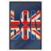 Wall Poster City of Culture - design with UK flag motif and icon background 123578 additionalThumb 24