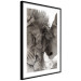 Poster Whispering Dreams - black and white romantic animals on white background 123678 additionalThumb 4