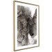 Poster Whispering Dreams - black and white romantic animals on white background 123678 additionalThumb 7