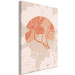 Canvas Print Canvas magnolia - japandi style orange flower print 123778 additionalThumb 2