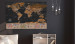 Large canvas print World: Brown Map [Large Format] 125478 additionalThumb 6
