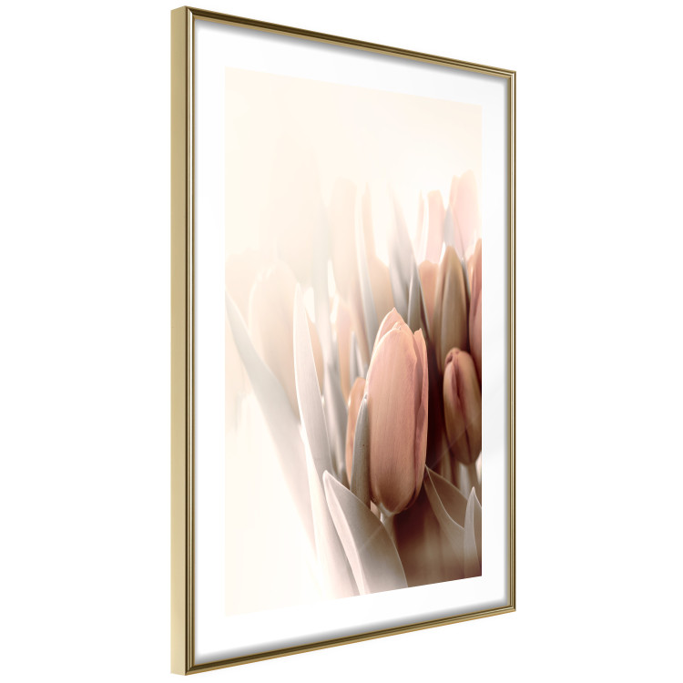 Poster Spring Mist - composition of colorful tulips against a bright glow 126678 additionalImage 6