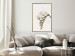 Poster Spring Plume - composition of white spring flowers on a beige background 127478 additionalThumb 5