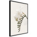 Poster Spring Plume - composition of white spring flowers on a beige background 127478 additionalThumb 13