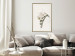 Poster Spring Plume - composition of white spring flowers on a beige background 127478 additionalThumb 22