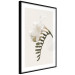 Poster Spring Plume - composition of white spring flowers on a beige background 127478 additionalThumb 6