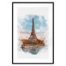 Poster Parisian View - colorful landscape of the Eiffel Tower in watercolor motif 131778 additionalThumb 15