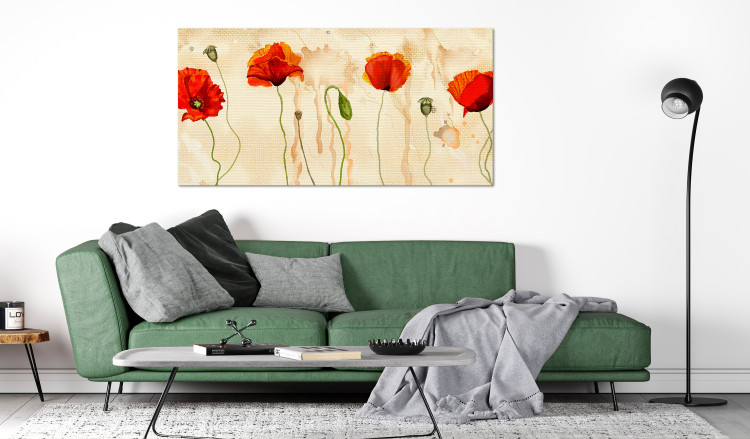 Large canvas print Tears of Poppies II [Large Format] 132378 additionalImage 6