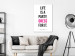 Canvas Art Print Life is a party - typographic graphic with an English quote 134178 additionalThumb 3