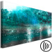 Canvas Turquoise Impression (1-piece) Narrow - blue abstract forest 134578 additionalThumb 6