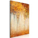 Canvas Apparition (1-piece) Vertical - abstract golden leaf texture 135378 additionalThumb 2