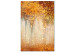 Canvas Apparition (1-piece) Vertical - abstract golden leaf texture 135378