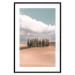 Poster Sweet Tuscany - warm landscape of a field against trees and clouds 135878 additionalThumb 16