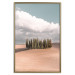 Poster Sweet Tuscany - warm landscape of a field against trees and clouds 135878 additionalThumb 17
