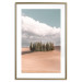 Poster Sweet Tuscany - warm landscape of a field against trees and clouds 135878 additionalThumb 14