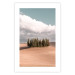 Poster Sweet Tuscany - warm landscape of a field against trees and clouds 135878 additionalThumb 15