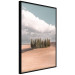 Poster Sweet Tuscany - warm landscape of a field against trees and clouds 135878 additionalThumb 3