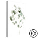 Canvas Print Silver Eucalyptus - vegetation landscape on a white background in boho motif 137478 additionalThumb 6