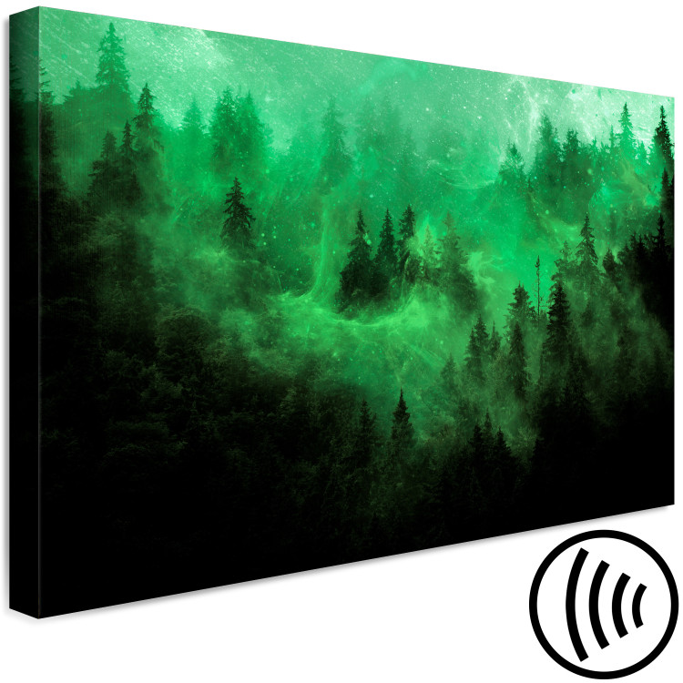 Canvas Magical Mist (1-piece) - third variant - green forest landscape 142978 additionalImage 6