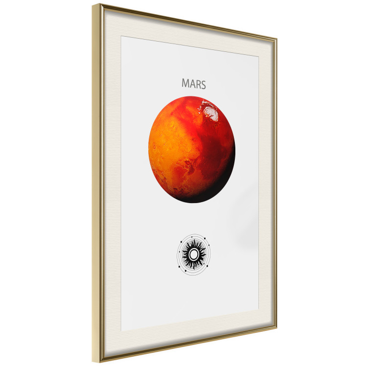 Wall Poster Red Planet - Mars and Abstract Composition with Solar System II 146478 additionalImage 9