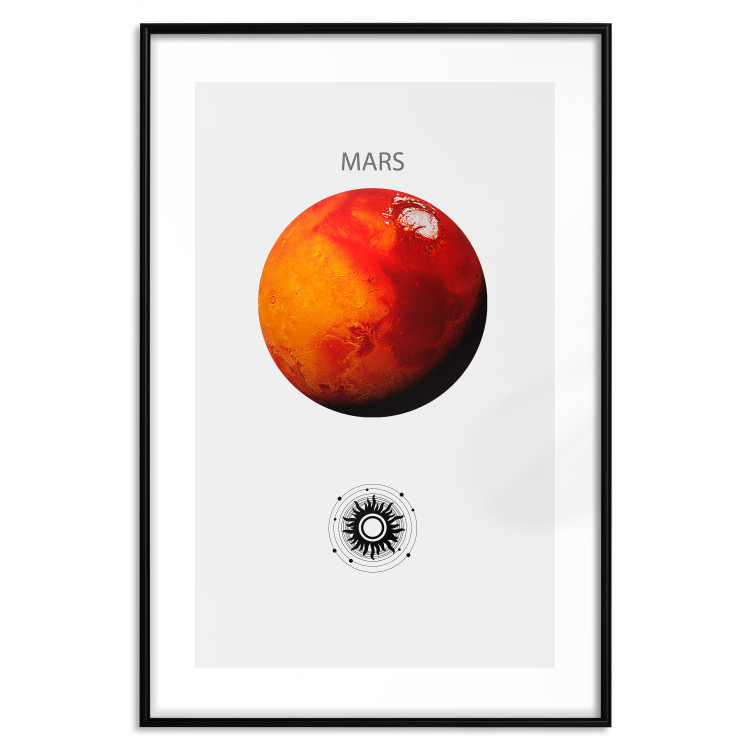 Wall Poster Red Planet - Mars and Abstract Composition with Solar System II 146478 additionalImage 25