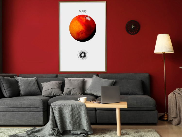 Wall Poster Red Planet - Mars and Abstract Composition with Solar System II 146478 additionalImage 13