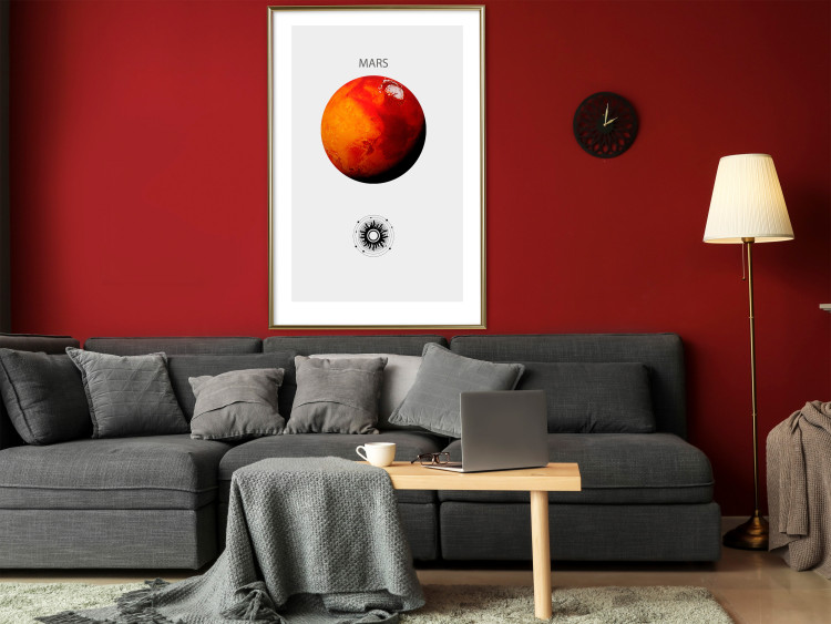 Wall Poster Red Planet - Mars and Abstract Composition with Solar System II 146478 additionalImage 16