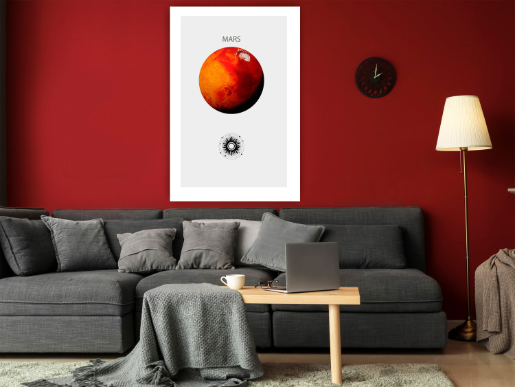 Wall Poster Red Planet - Mars and Abstract Composition with Solar System II 146478 additionalImage 11