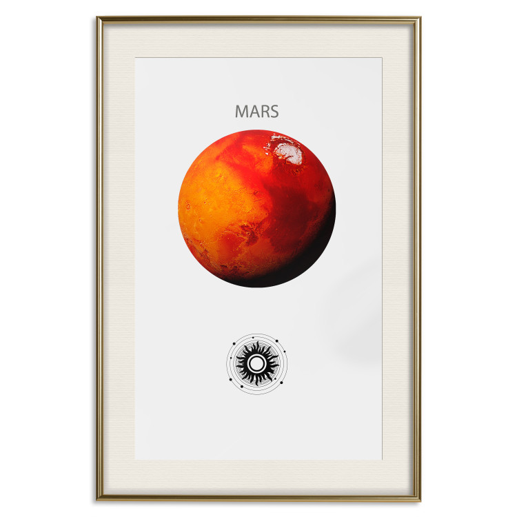 Wall Poster Red Planet - Mars and Abstract Composition with Solar System II 146478 additionalImage 27