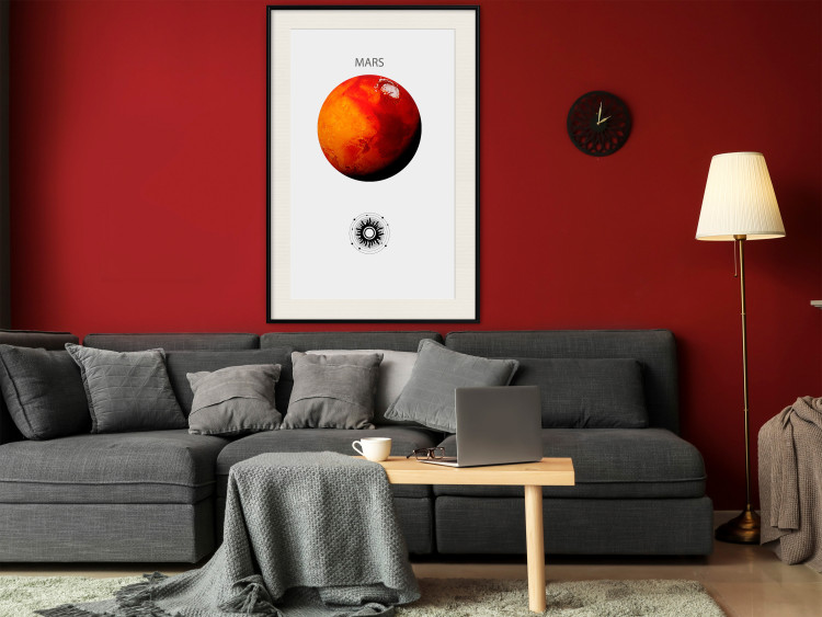 Wall Poster Red Planet - Mars and Abstract Composition with Solar System II 146478 additionalImage 17