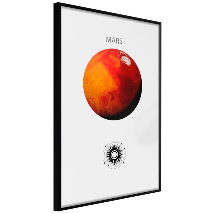 Wall Poster Red Planet - Mars and Abstract Composition with Solar System II 146478 additionalImage 4