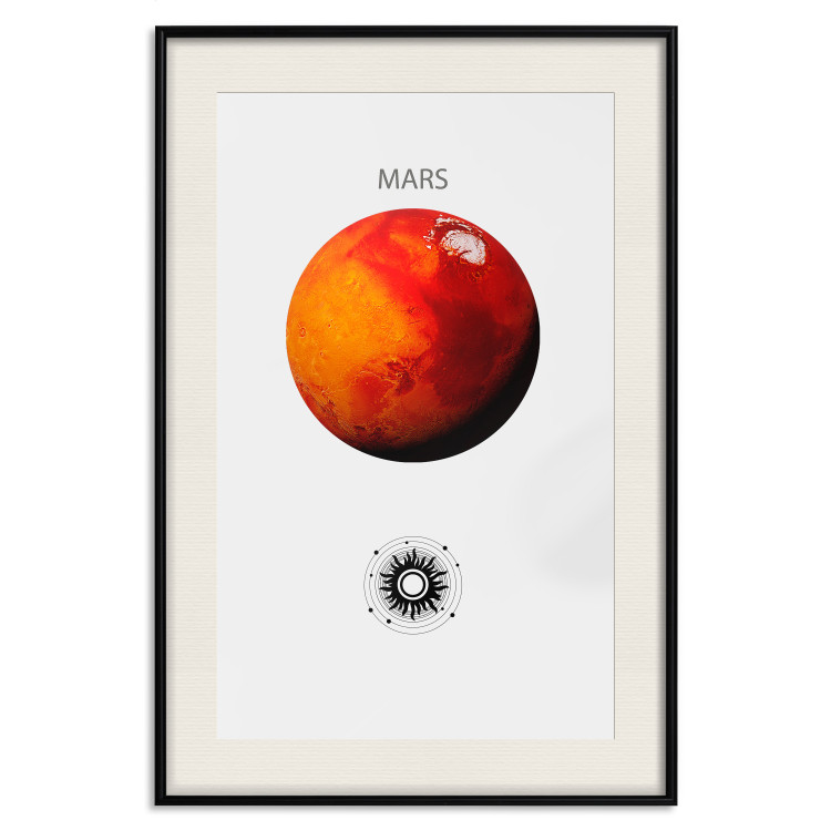 Wall Poster Red Planet - Mars and Abstract Composition with Solar System II 146478 additionalImage 26
