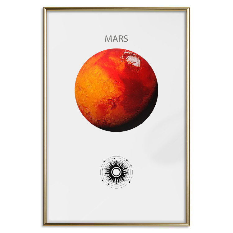 Wall Poster Red Planet - Mars and Abstract Composition with Solar System II 146478 additionalImage 18