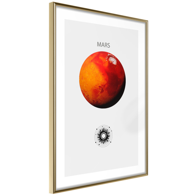 Wall Poster Red Planet - Mars and Abstract Composition with Solar System II 146478 additionalImage 7