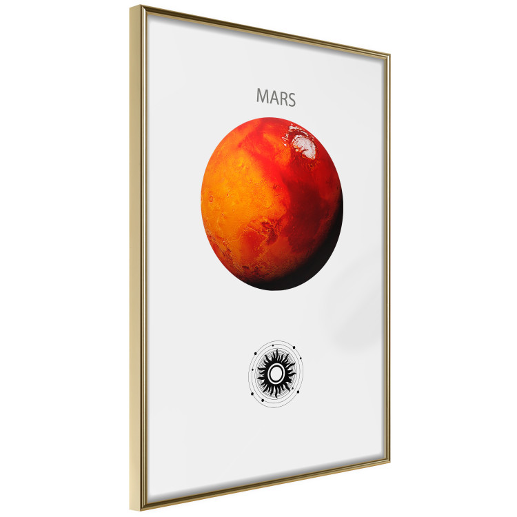 Wall Poster Red Planet - Mars and Abstract Composition with Solar System II 146478 additionalImage 6