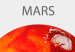 Wall Poster Red Planet - Mars and Abstract Composition with Solar System II 146478 additionalThumb 2