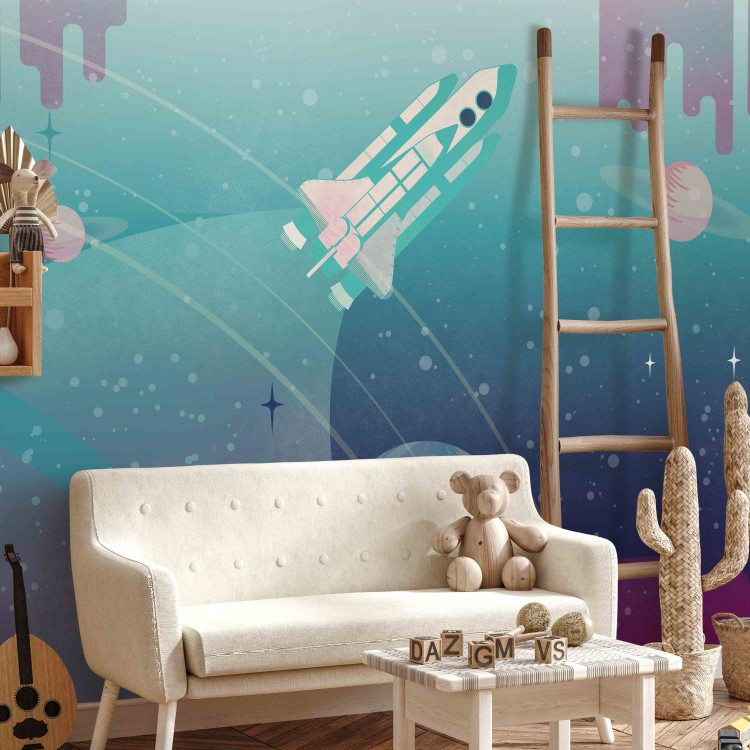 Wall Mural Space Adventure - Interplanetary Rocket Illustration 148478 additionalImage 5