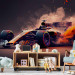 Wall Mural Fiery Racer - A Flaming Formula 1 Car Inspired by Video Games 150678 additionalThumb 6