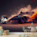 Wall Mural Fiery Racer - A Flaming Formula 1 Car Inspired by Video Games 150678 additionalThumb 8