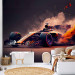 Wall Mural Fiery Racer - A Flaming Formula 1 Car Inspired by Video Games 150678 additionalThumb 4