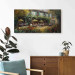 Large canvas print Cafe in Summer - A Painting Composition Inspired by the Style of Claude Monet [Large Format] 151078 additionalThumb 6
