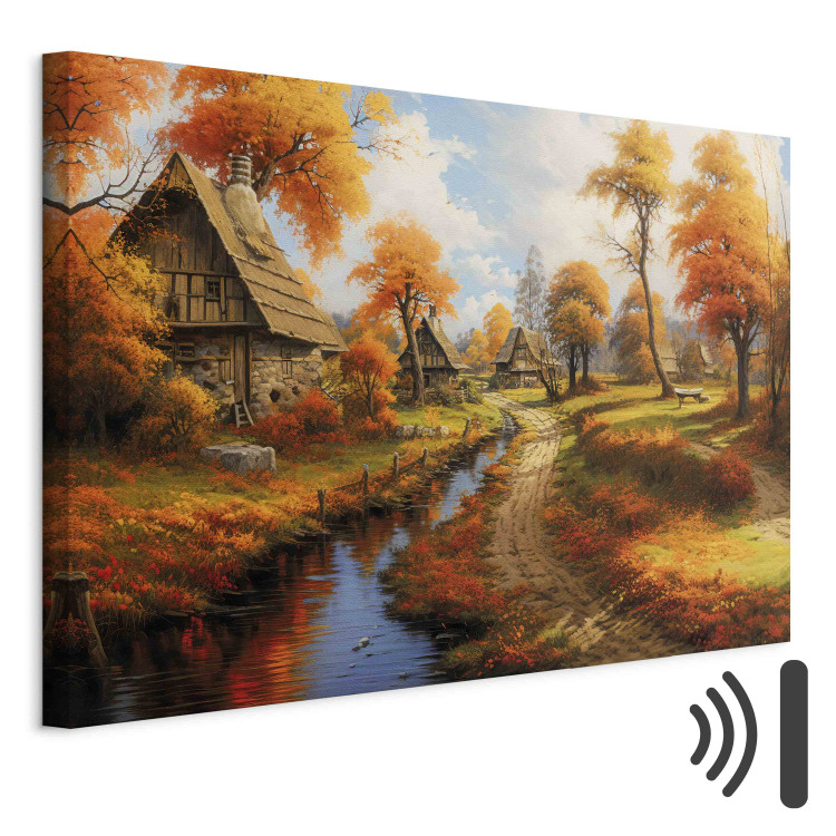 Canvas A Small Medieval Town - A Picture of the Polish Countryside During Autumn 151578 additionalImage 8