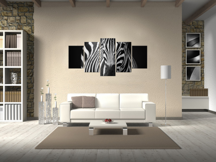 Canvas Print Zebra look 58478 additionalImage 3