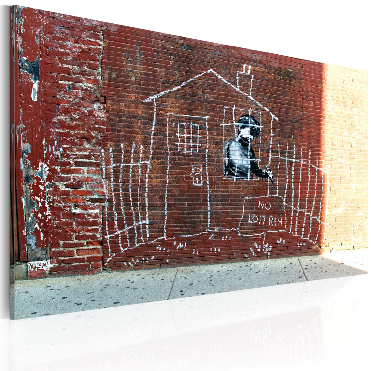 Canvas Art Print Grounded (Banksy) 58978 additionalImage 2
