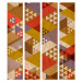 Modern Wallpaper Magma Patchwork 89178 additionalThumb 1
