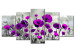 Acrylic print Meadow: Purple Poppies [Glass] 92378 additionalThumb 2