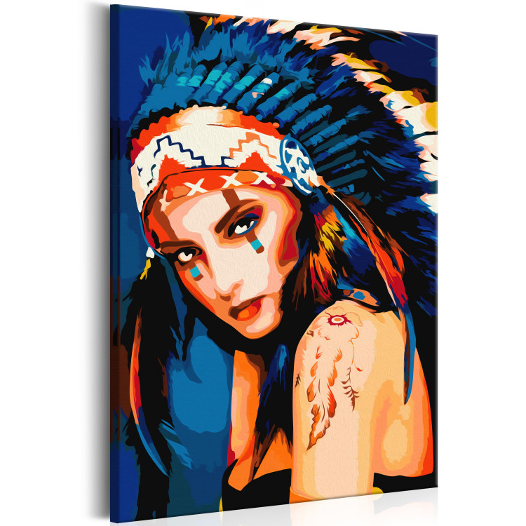 Paint by number Native American Girl 107488 additionalImage 7