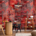 Modern Wallpaper Magma Red Metal 113988 additionalThumb 6