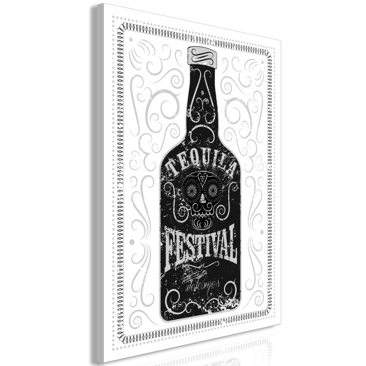 Canvas Tequila Bottle (1-part) - Alcoholic Atmosphere in Retro Style 115088 additionalImage 2