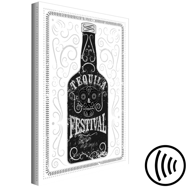 Canvas Tequila Bottle (1-part) - Alcoholic Atmosphere in Retro Style 115088 additionalImage 6